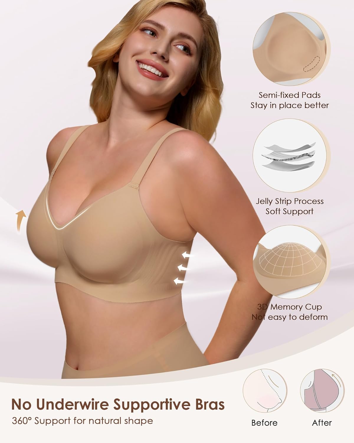 As Fairy Womens Bras, Innovative Soft Comfortable...