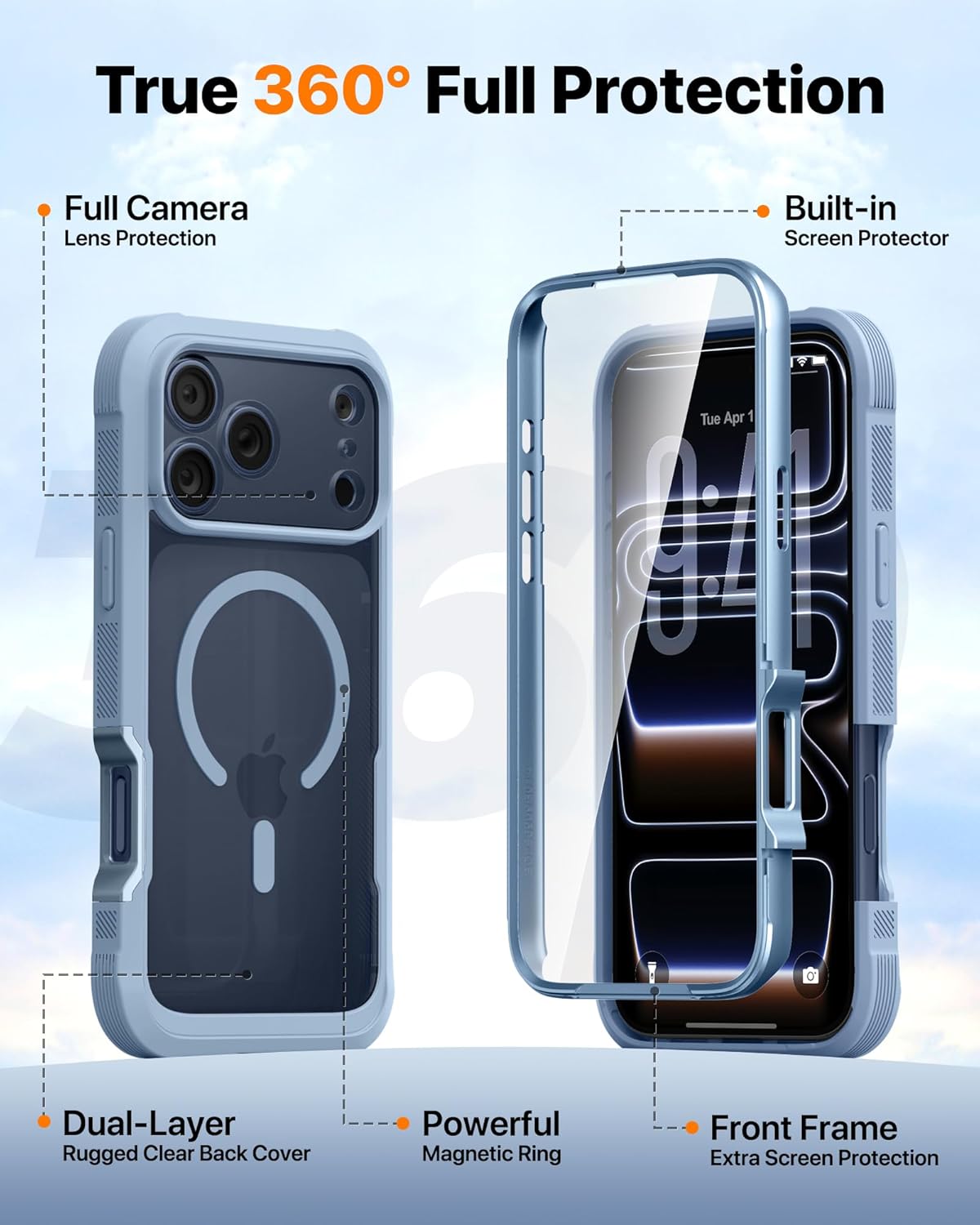 Top-Quality Diaclara Magnetic iPhone 17 Pro Case, Premium Phone Protector for 6....