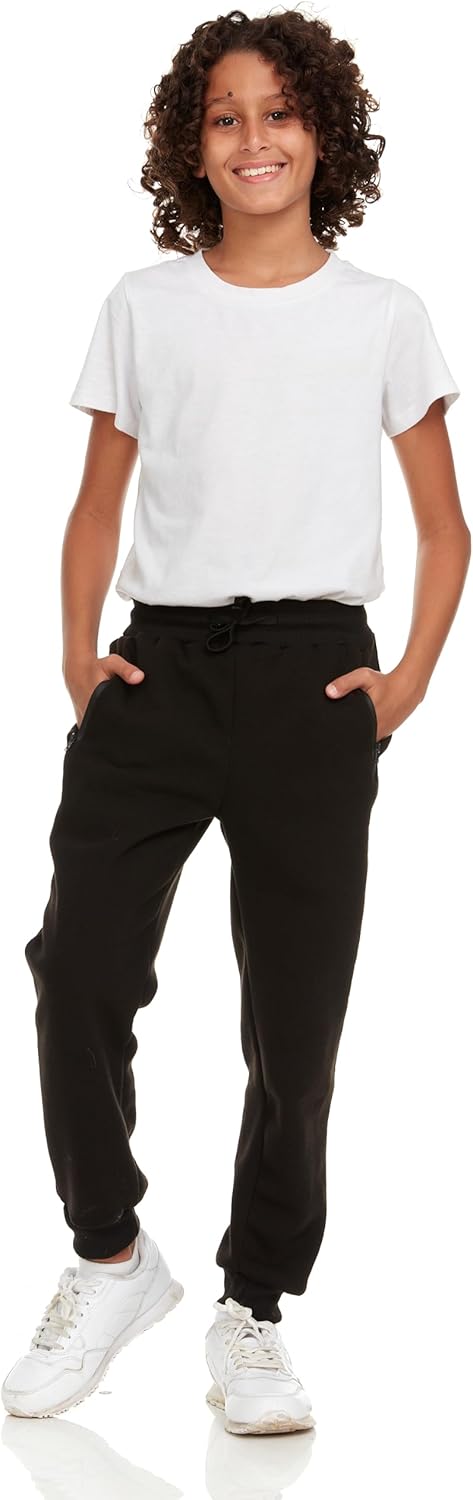 PURE CHAMP 3Pk Boys Sweatpants Fleece Athletic Workout Kids Clothes Boys Joggers...