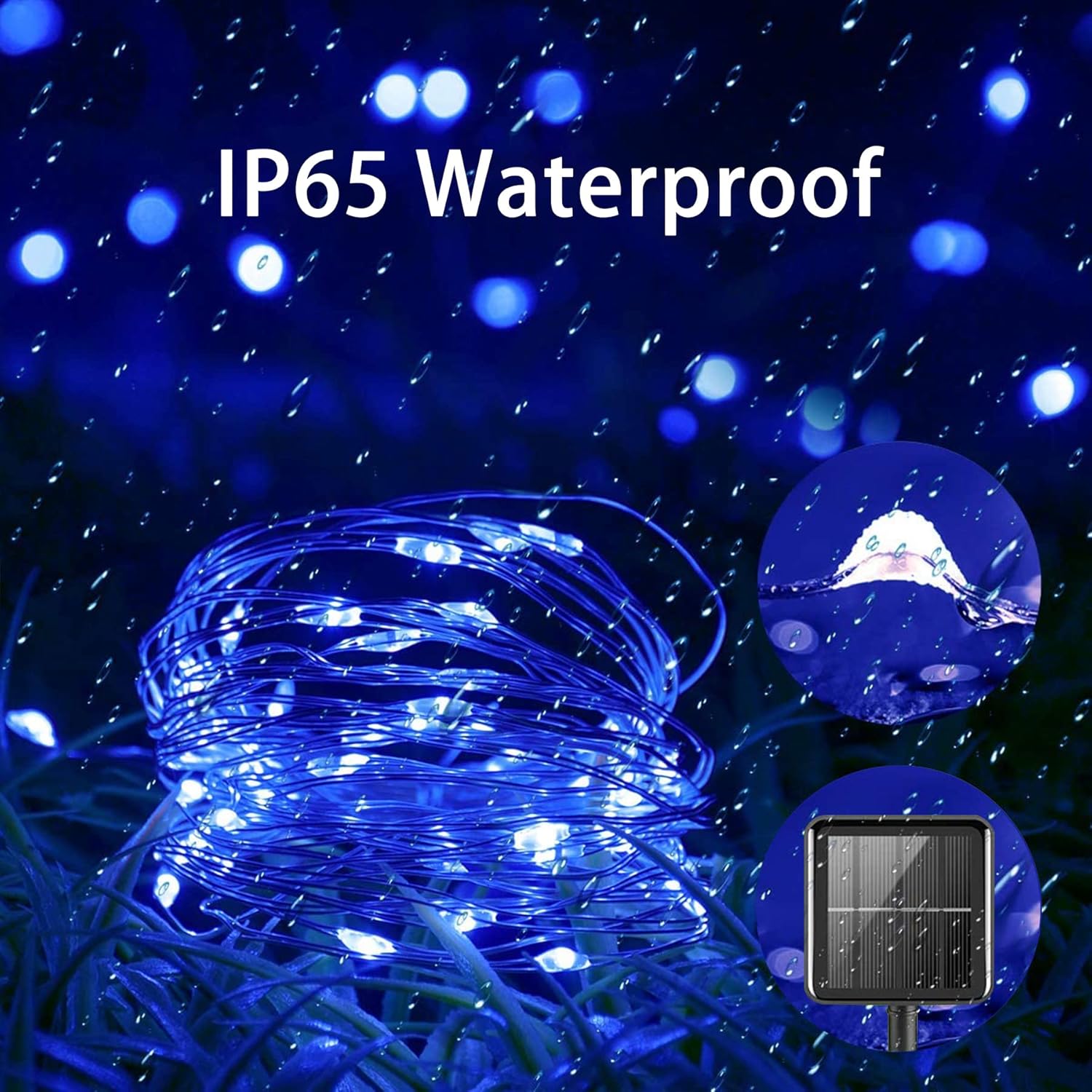 Lezonic Solar String Lights Outdoor,2 Pack 12M/40Ft 120 LED Solar Garden Lights...