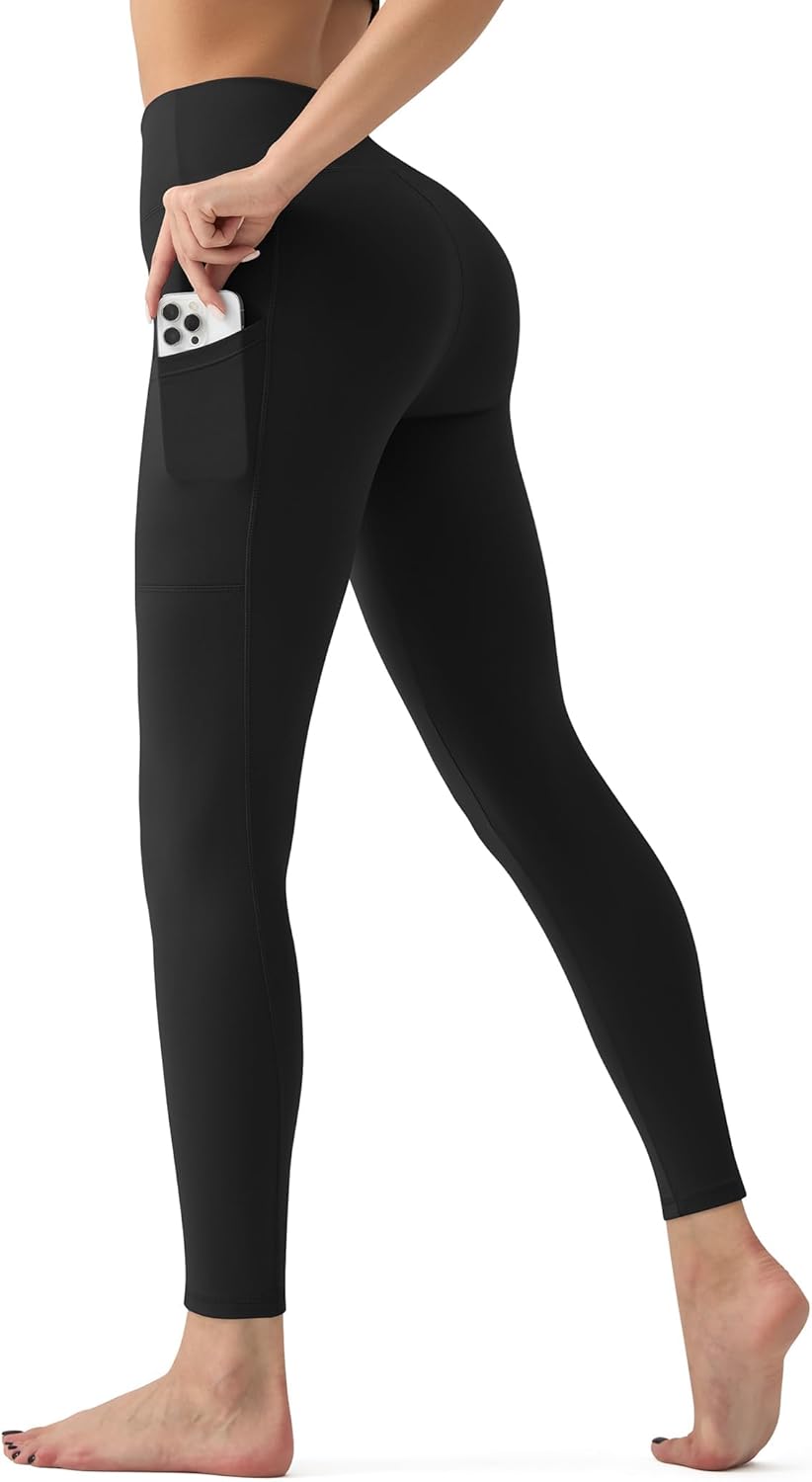 High Waisted Leggings for Women - Tummy Control Yoga Pants for Workout Running A...