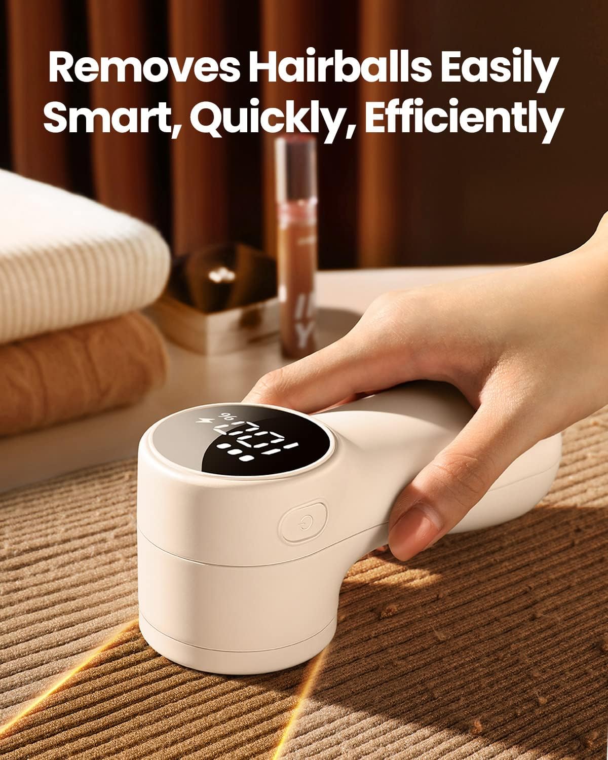 GAIATOP Fabric Shaver, Rechargeable Lint Remover Sweater Defuzzer, Intelligent D...