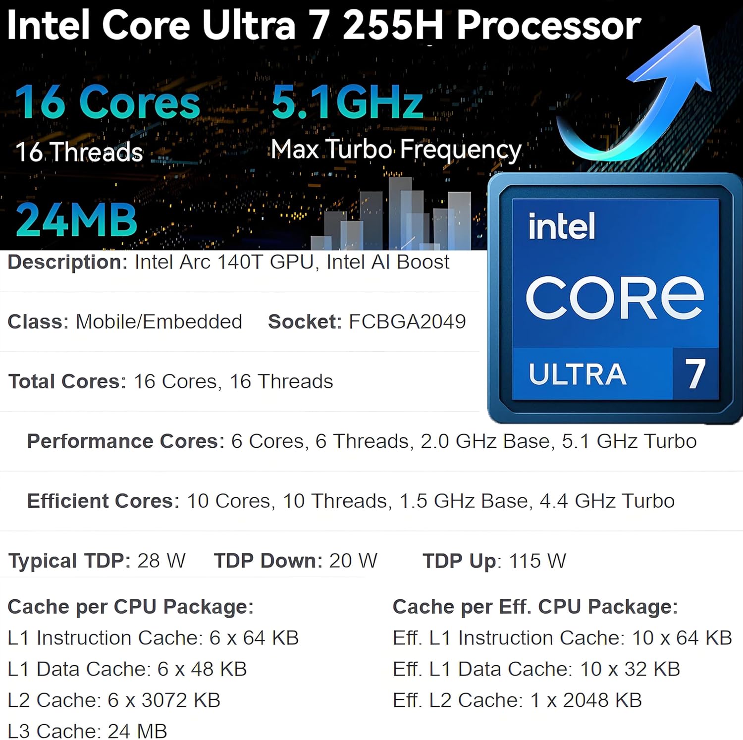 Lenovo ThinkPad E16 Gen 3 16" FHD+ Business Laptop Computer, Intel 16-Core Ultra...