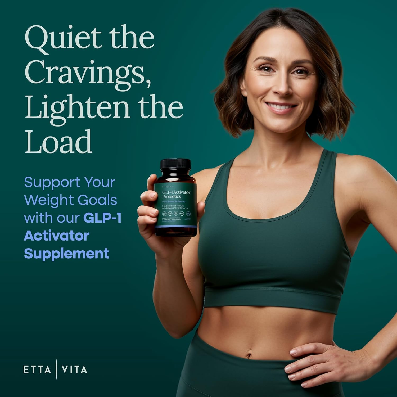 GLP-1 Probiotic Supplement for Weight Loss & Appetite Suppressant for Women and...