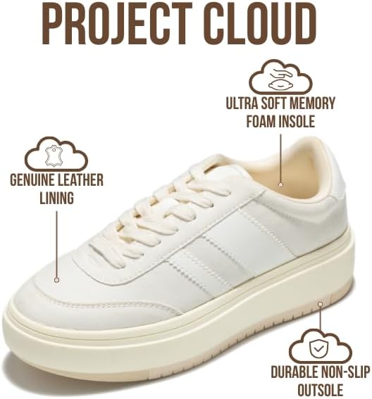 Project Cloud Sneakers for Women, Special Lightweight Sneakers with Memory Foam...
