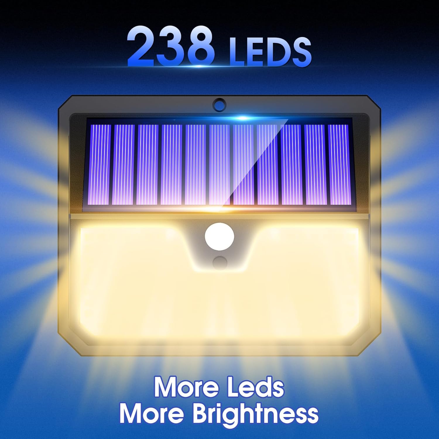 Outdoor Solar Lights, Unique Solar-Powered Security Light 6 Pack, Special Motion...