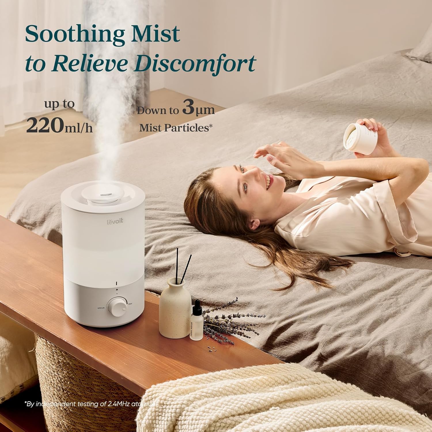 LEVOIT - Humidifiers for Bedroom - Quiet (3L Water...