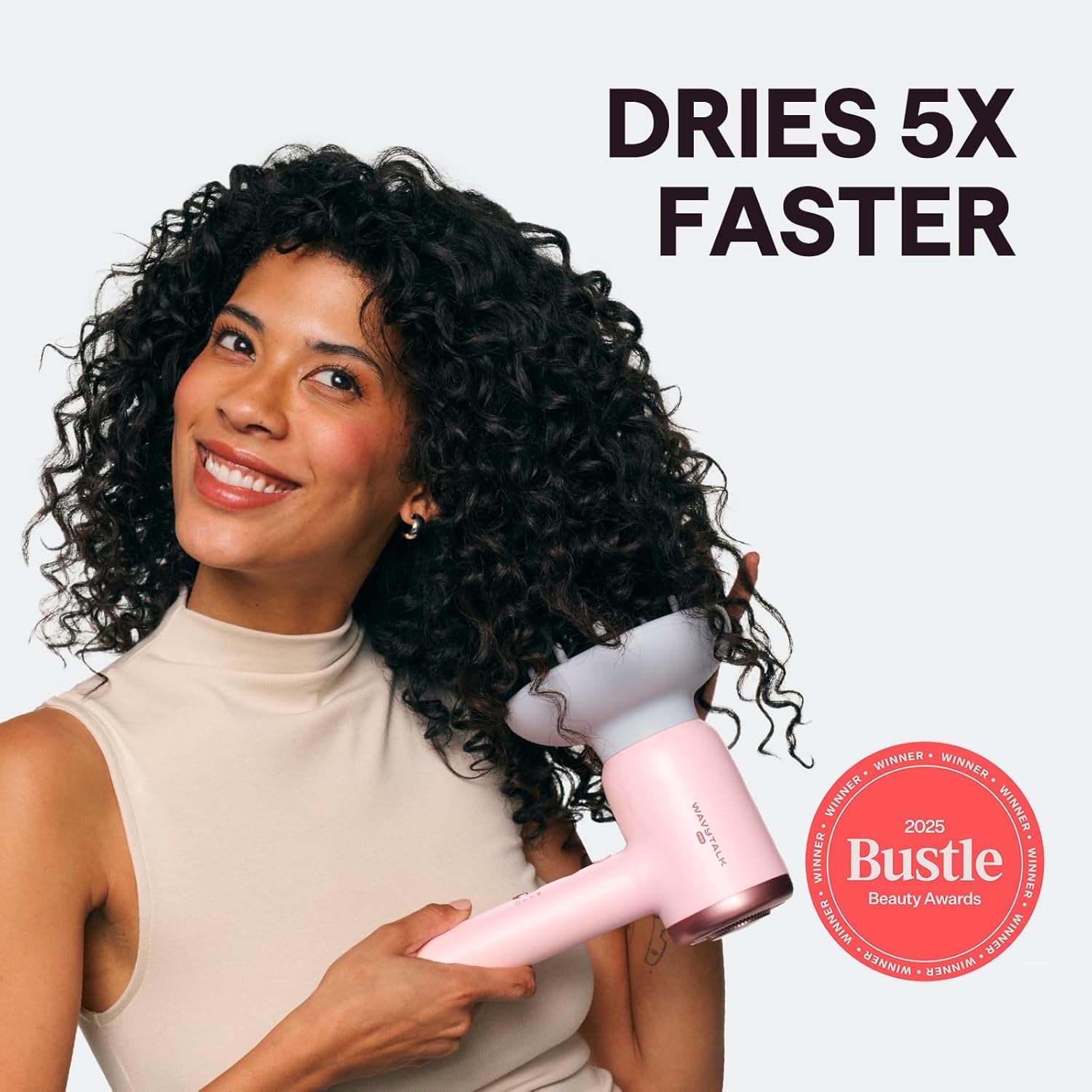 Hair Dryer, Wavytalk Turblow Pro Fast Drying Blow Dryer with Diffuser, High Spee...