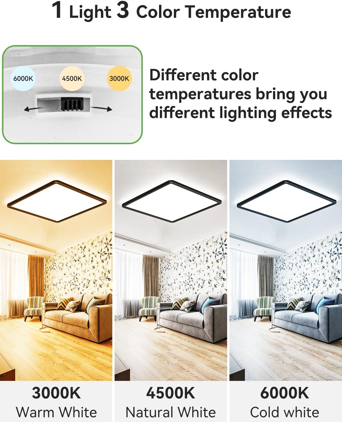 High-Quality zemty 36W LED Ceiling Light, Innovative Lighting Solution with 4200...