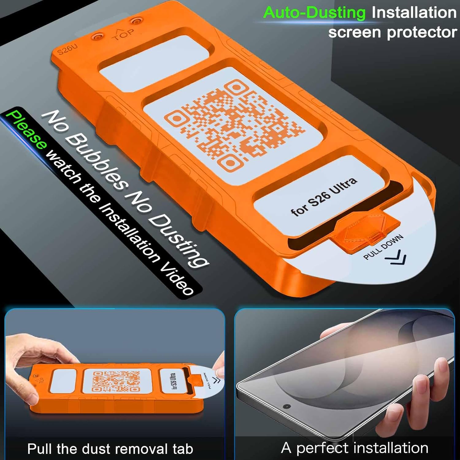 IMBZBK 3 Pack Screen Protector for Samsung Galaxy S26 Ultra [6.9 INCH] Accessori...