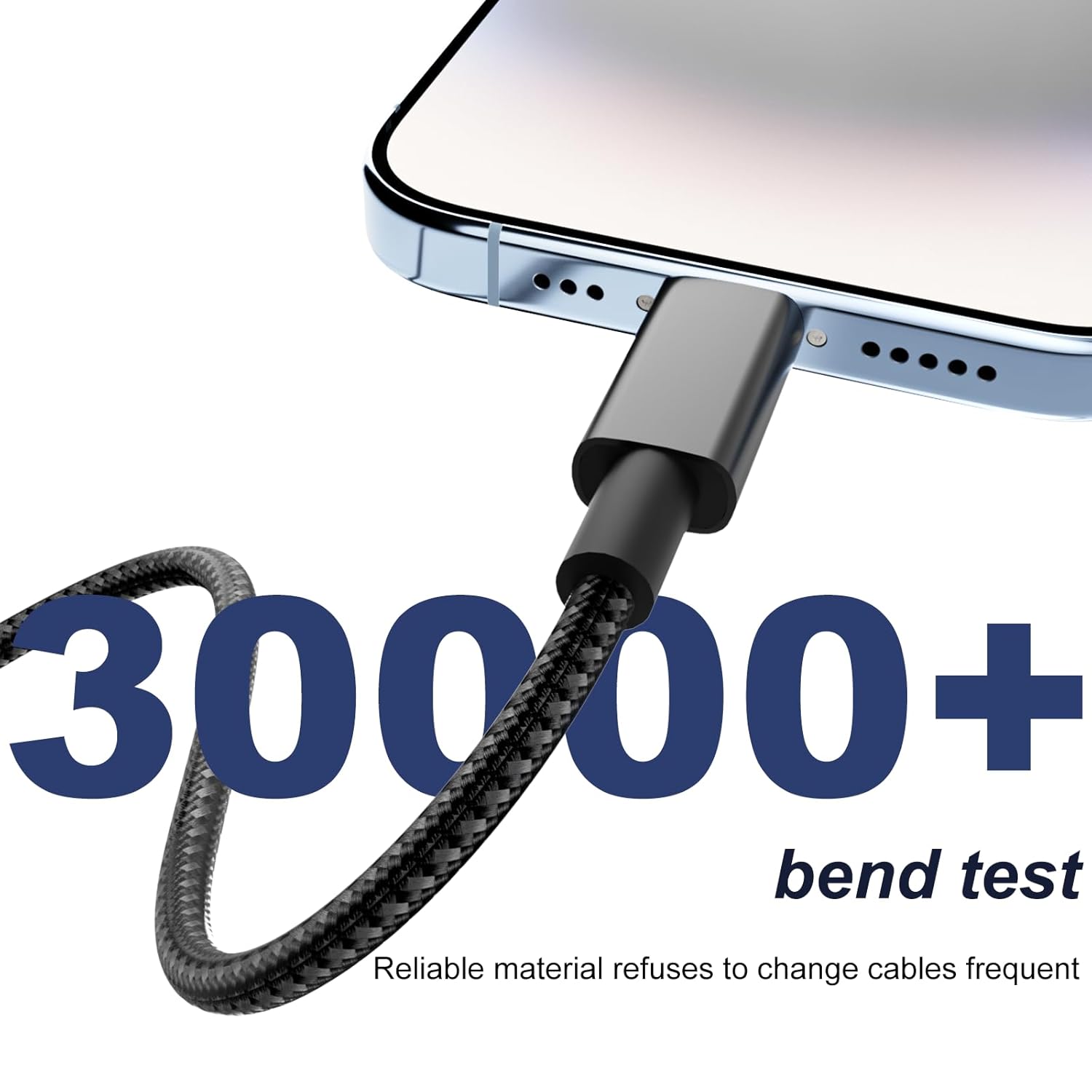 iPhone Charger Cable, 2Pack 1M+2M for Lightning to USB Cable MFi Certified, Fast...