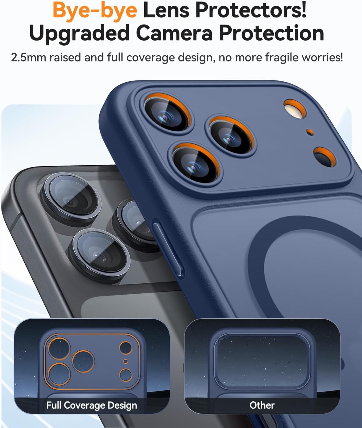 CANSHN Magnetic Compatible with iPhone 17 Pro Case, Upgraded [Full Camera Protec...