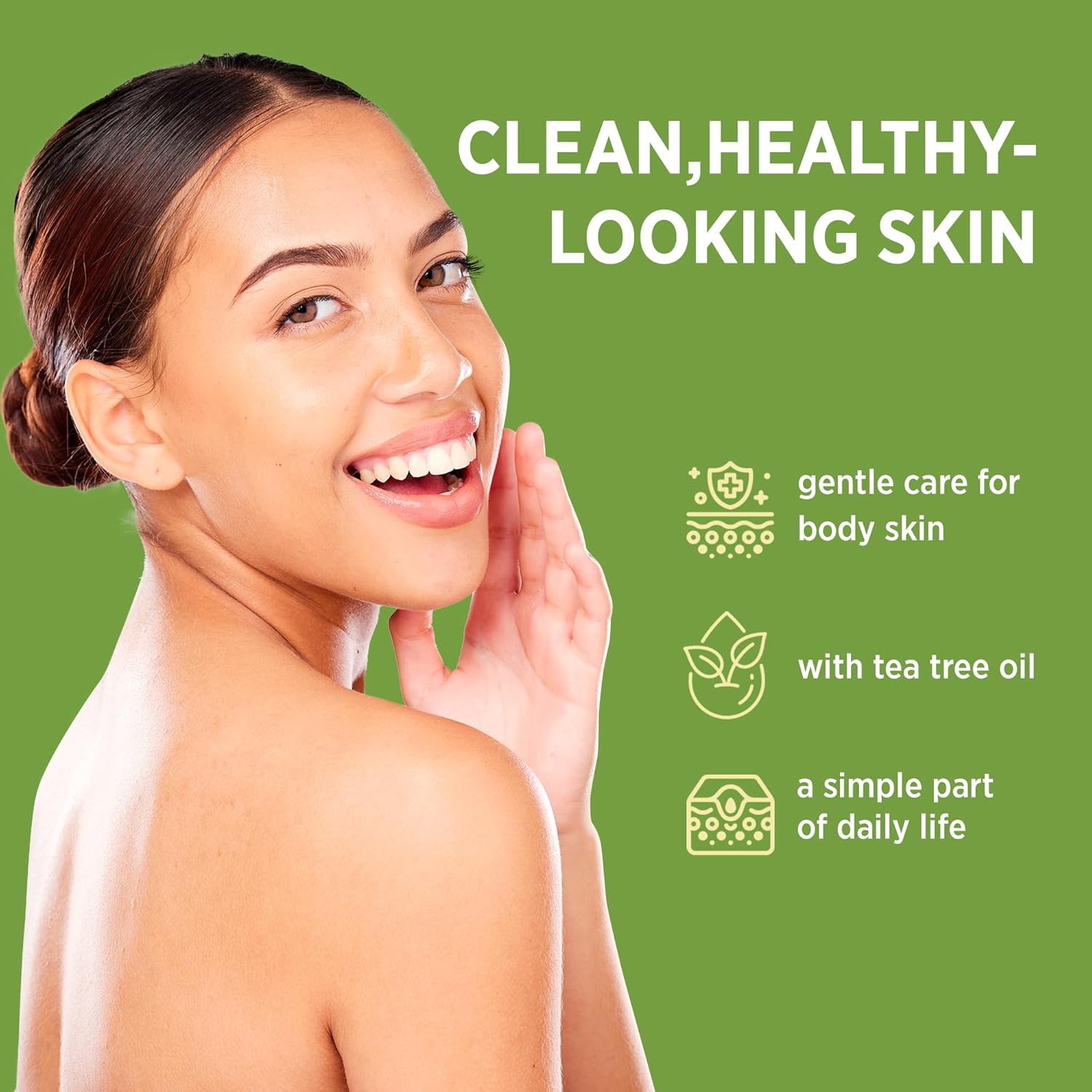 RoyceDerm Tea Tree Cleansing Bar Soap – Refreshing Body & Face Cleanser for Oily...