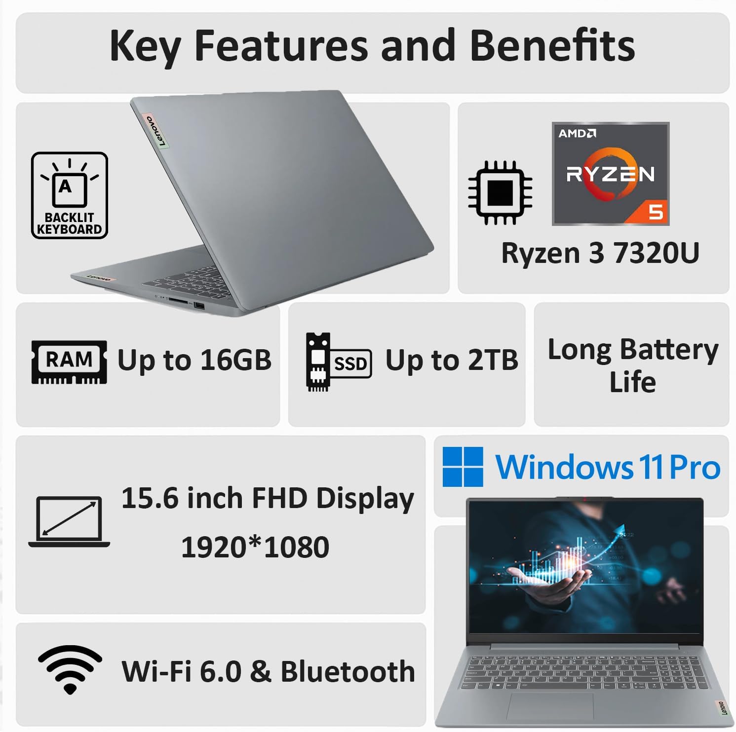 Lenovo 2026, Special New V15 Student Laptop, Innovative High-Performance Laptop,...