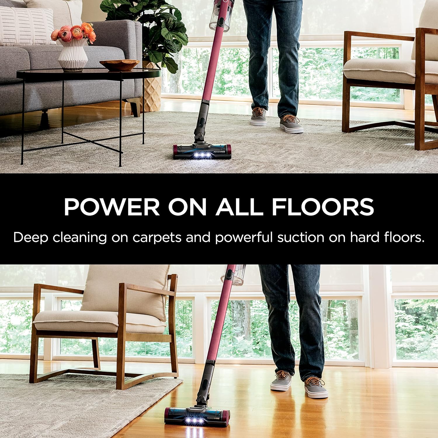 Shark Cordless Vacuum Cleaner, HEPA Filter, Lightweight, Portable, Rechargeable,...