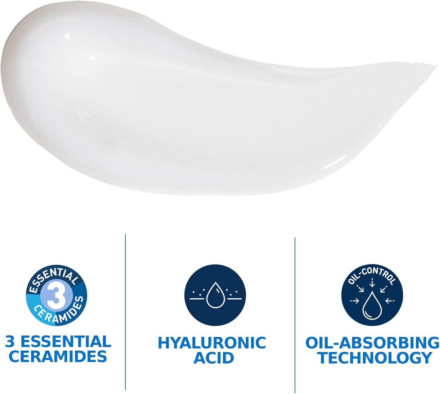 CeraVe Oil Control Gel-Cream Moisturiser With Oil Absorbing Technology & Ceramid...
