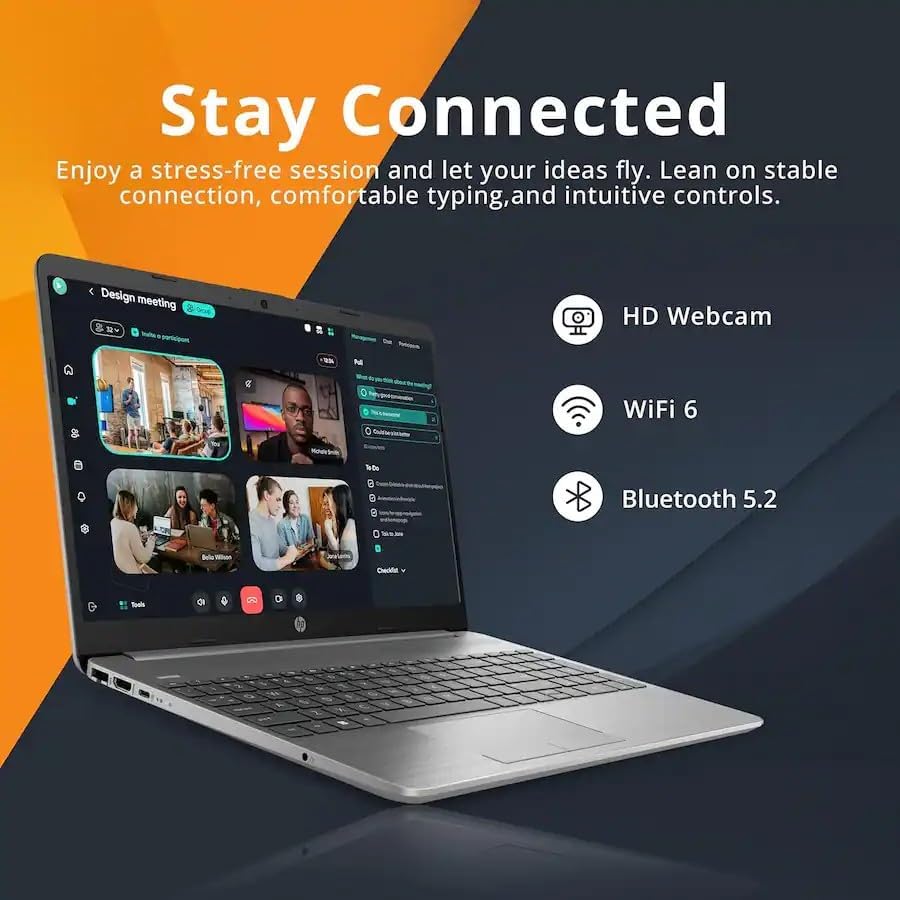 HP 15.6” Laptop | 2026 Edition | 16GB RAM | 256GB SSD | Intel Processor | FHD 10...