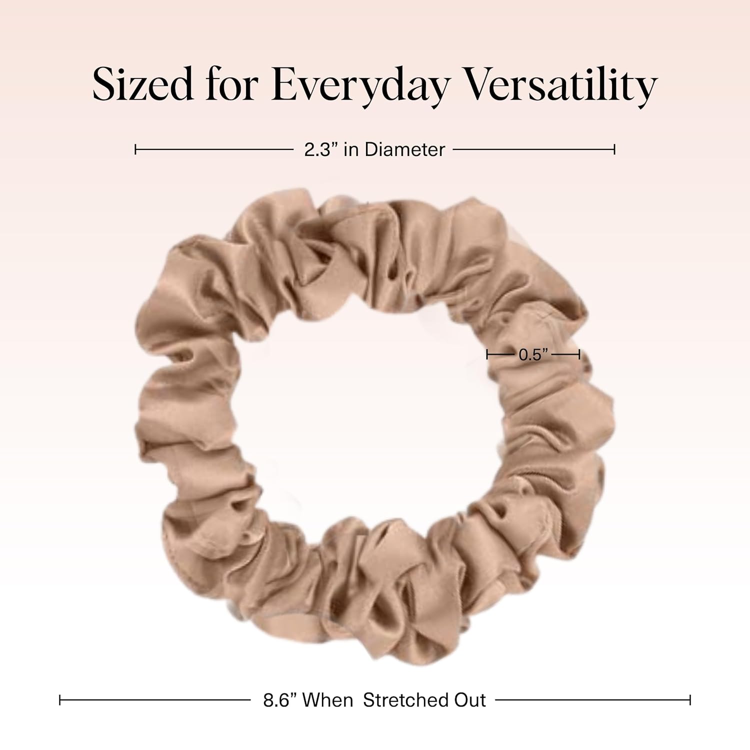 Kitsch Ultra-Petite Satin Scrunchies for Women - Softer Than Silk Scrunchies | H...