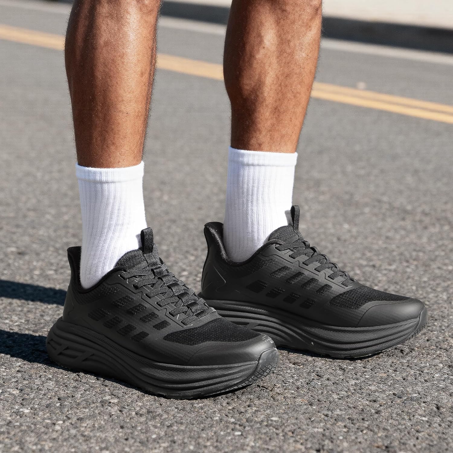 NORTIV 8 Men's Slip On Walking Shoes Cushioning Hands Free Non Slip Comfortable...