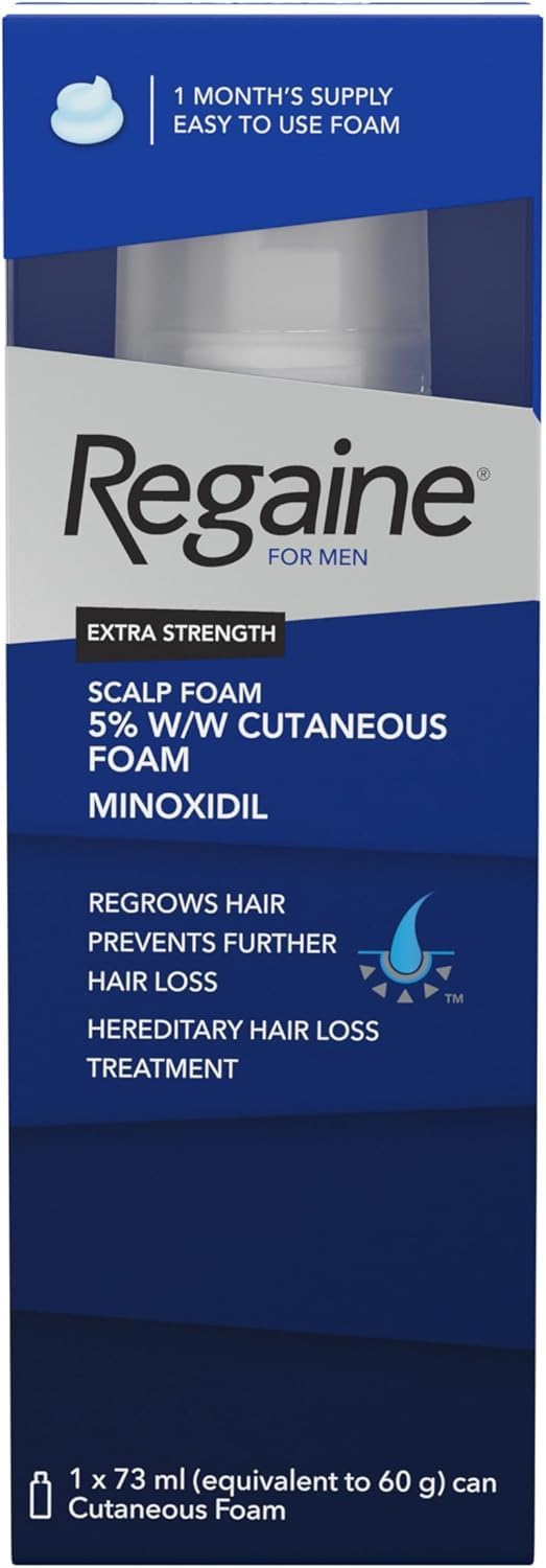 Regaine For Men Extra Strength Foam - Scientifically Proven To Help Stop Heredit...