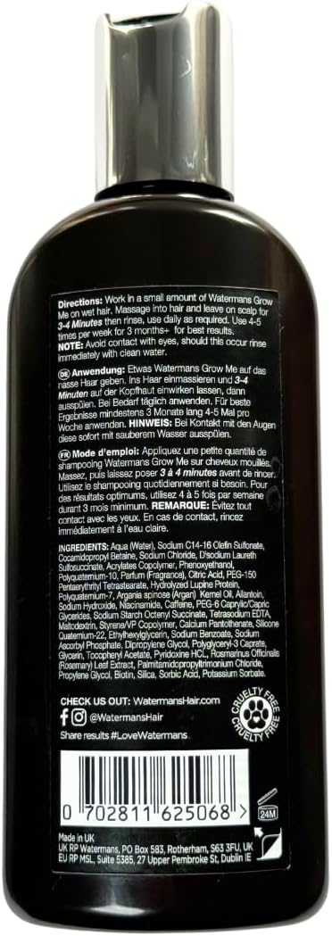 Grow Me® Hair Growth Shampoo - Not just a Caffeine Shampoo we include Biotin, Ar...