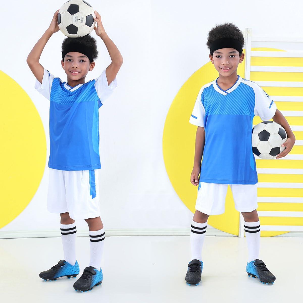 Unique brooman Kids Firm Ground Soccer Cleats, Special Athletic Football Shoes f...