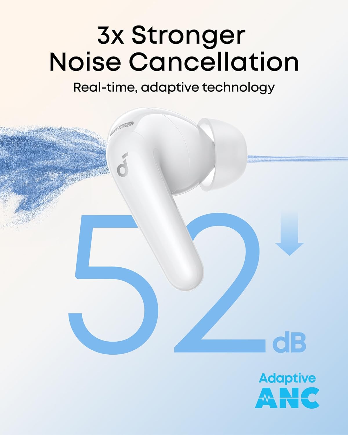 soundcore P31i by Anker, Real-Time Adaptive Noise Cancelling, Hi-Res Sound, Wire...