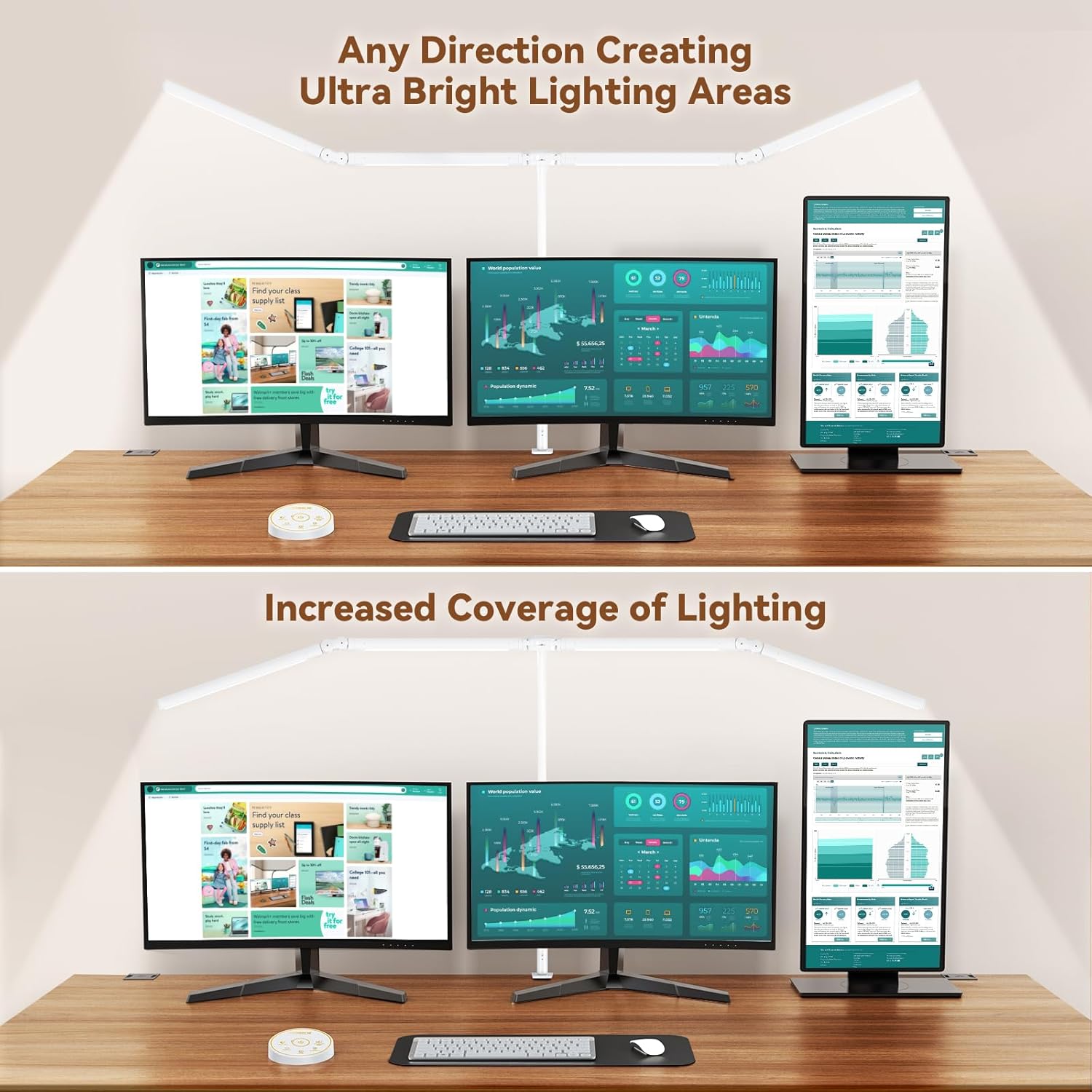 High-Quality LED Desk Lamp, Innovative Architect Desk Lamp for Home Office, Eye...