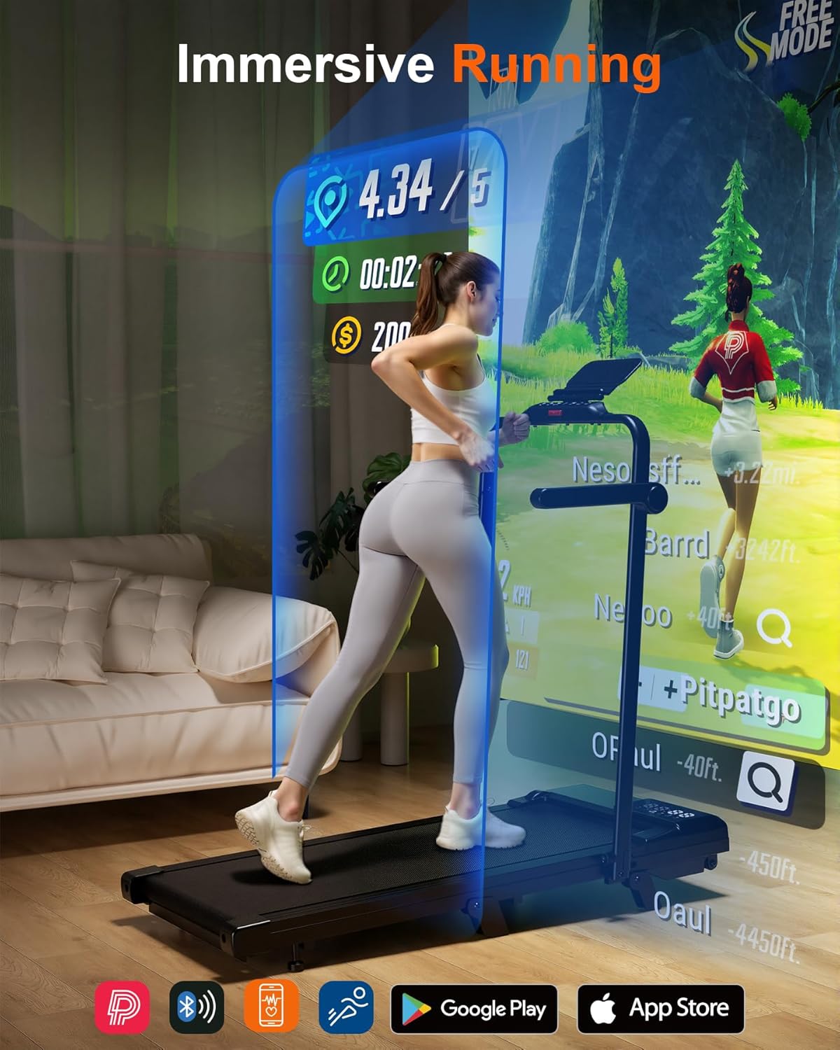 High-Performance Superun Walking Pad, Special Under Desk Treadmill with 6% Incli...