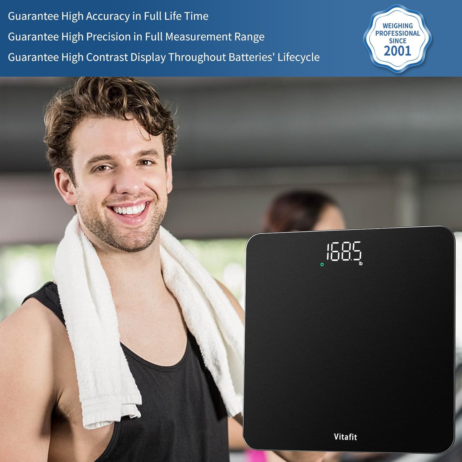 Vitafit Scale for Body Weight, High Accuracy 0.1lb by Our Professional Factory S...