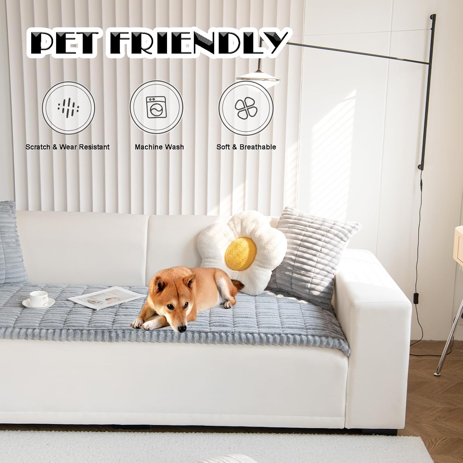 My Turn: "High-Quality ZQFFB Pet Couch Cover, Special Non-Slip Dog Mat for Couch...