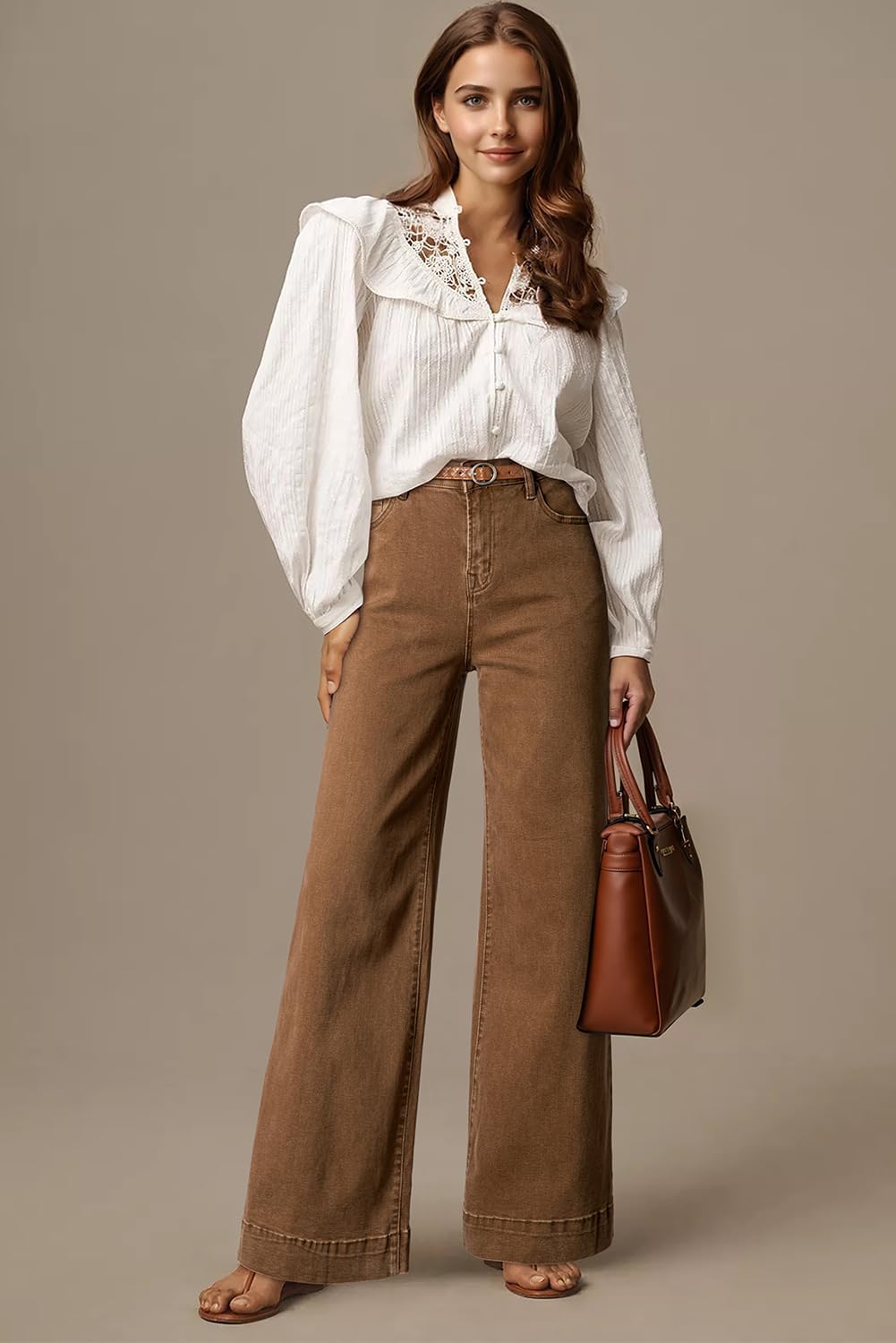 DOKOTOO Women's Casual Jeans, Special High Waisted Stretch Denim Pants, Innovati...