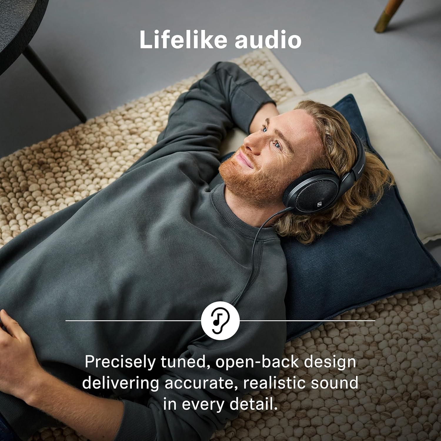 Sennheiser HD 560S Open-Back Over-Ear Wired Headphones – Neutral, Natural Sound...