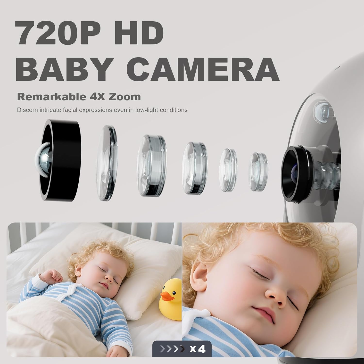 Reliable Kidsneed Baby Monitor, High-Quality Baby Monitor with Camera and Audio,...