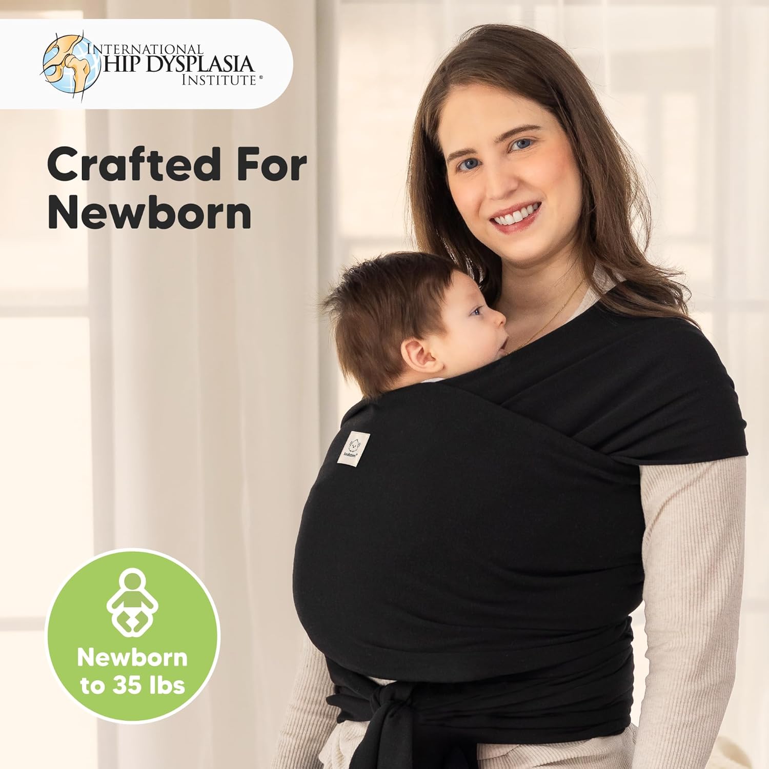 KeaBabies Baby Wrap Carrier - All in 1 Original Baby Carrier Newborn to Toddler...