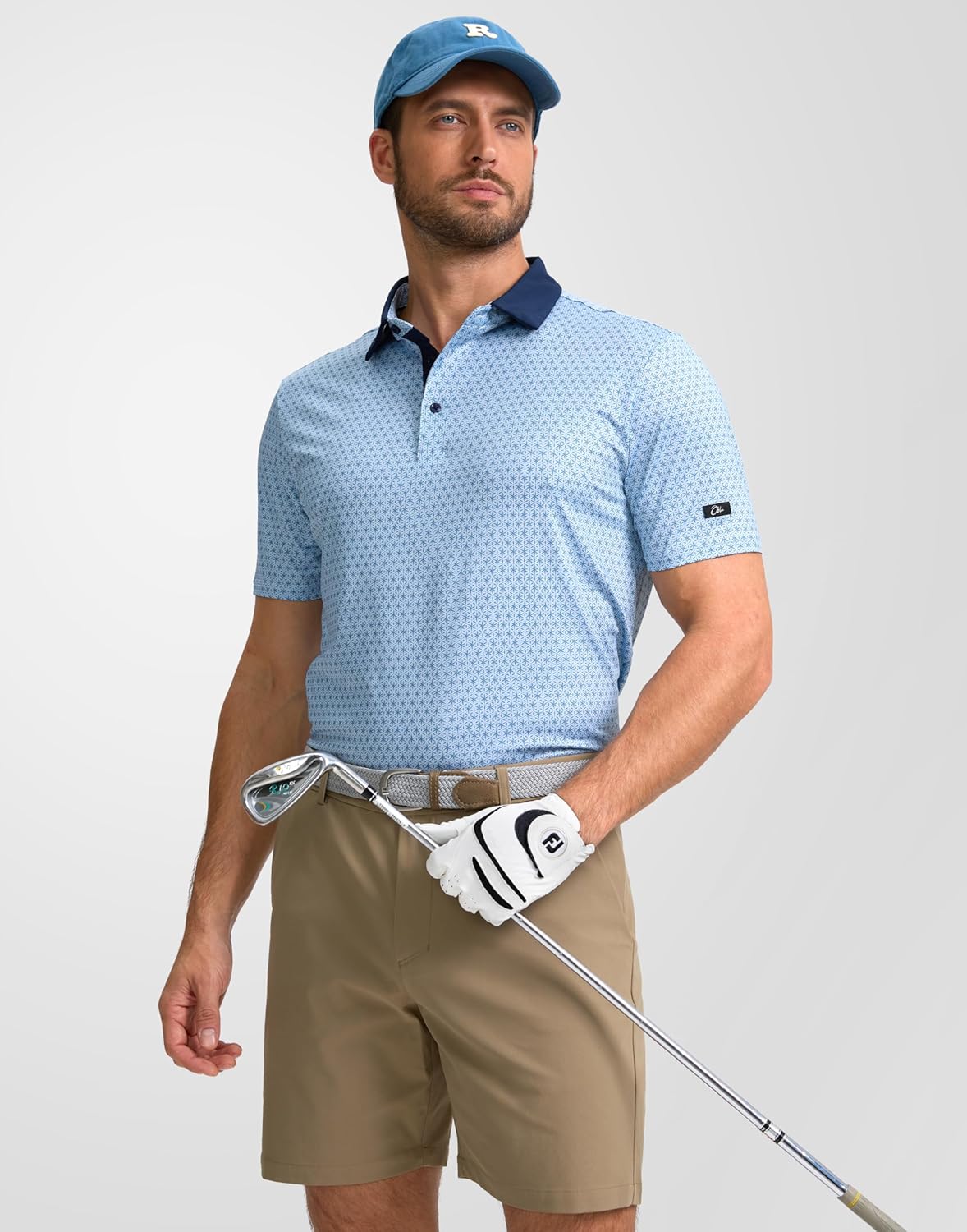 High-Quality Obla Men's Golf Polo Shirts, Performance Mens T-Shirts with Dry Fit...