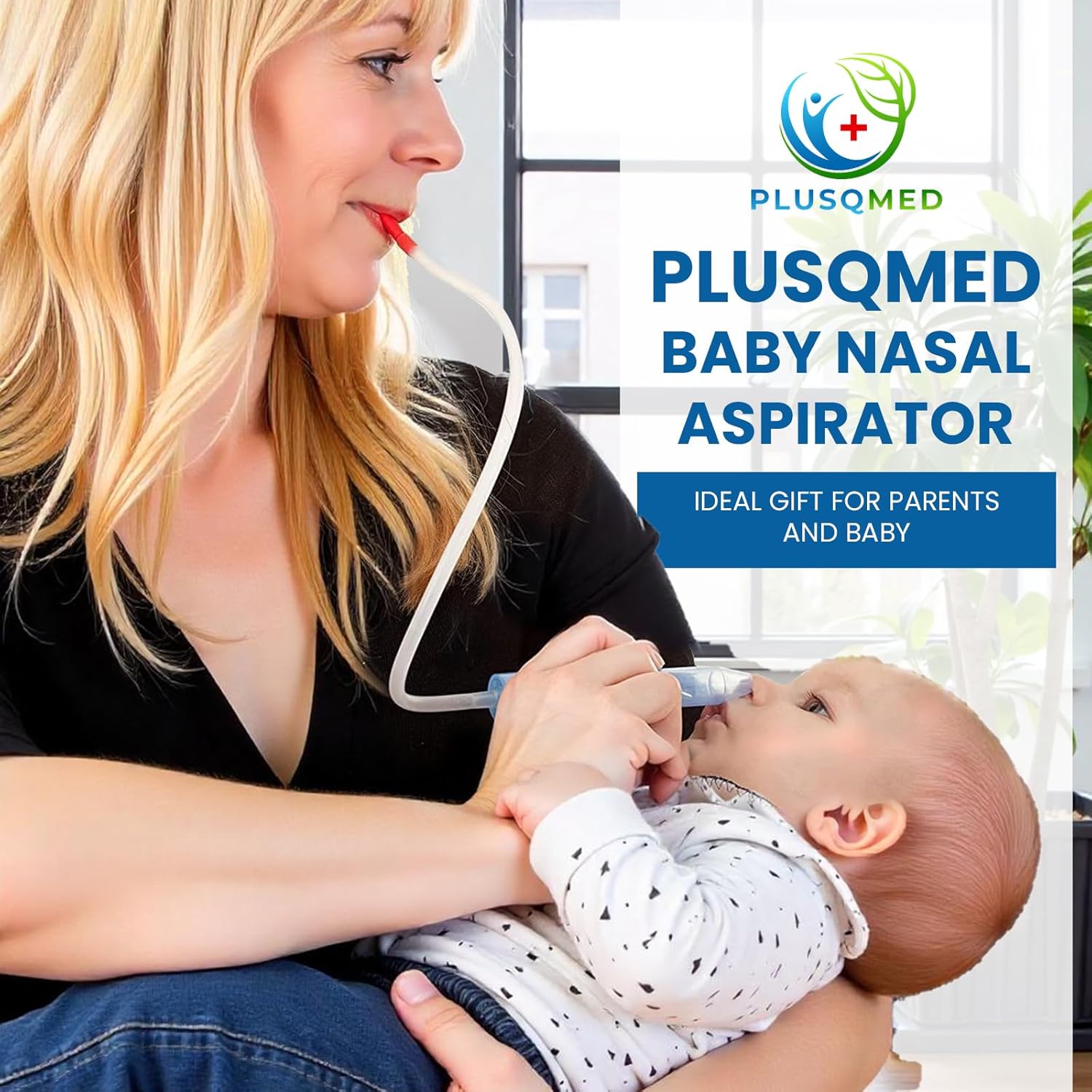 Baby Nasal Aspirator, Mucus Sucker with 24 Hygiene Filters - Safe & Easy to Clea...