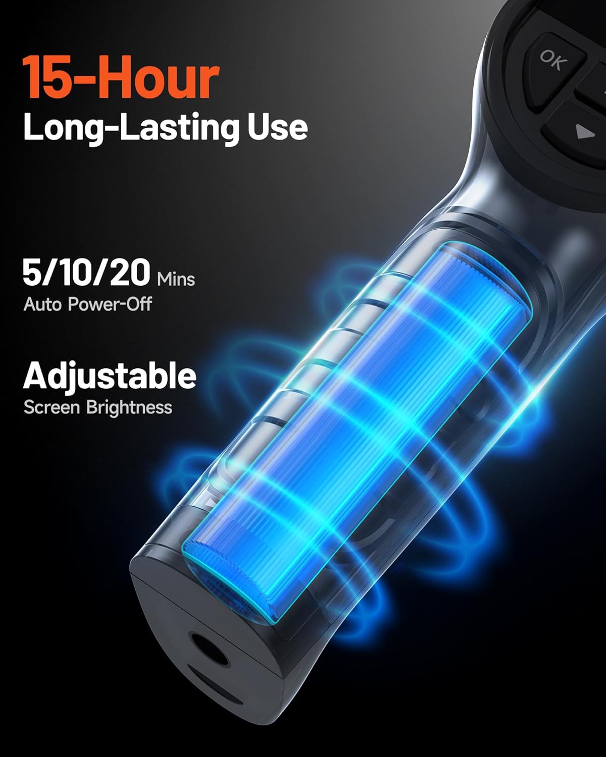 TOPDON TC004 Mini Thermal Imaging Camera, 240 x 240 TISR Resolution, 15-Hour Bat...