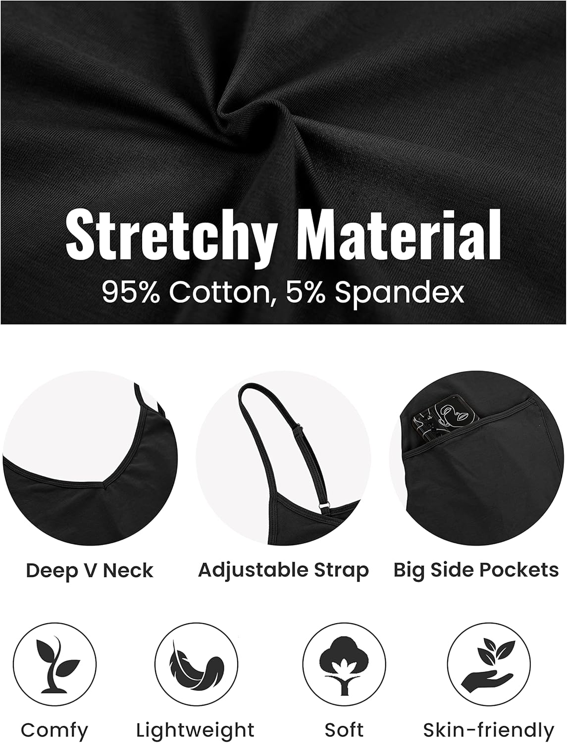 Chic Lentta Women's Casual Jumpsuits, Special V Neck Jumpsuit with Sleeveless Ha...