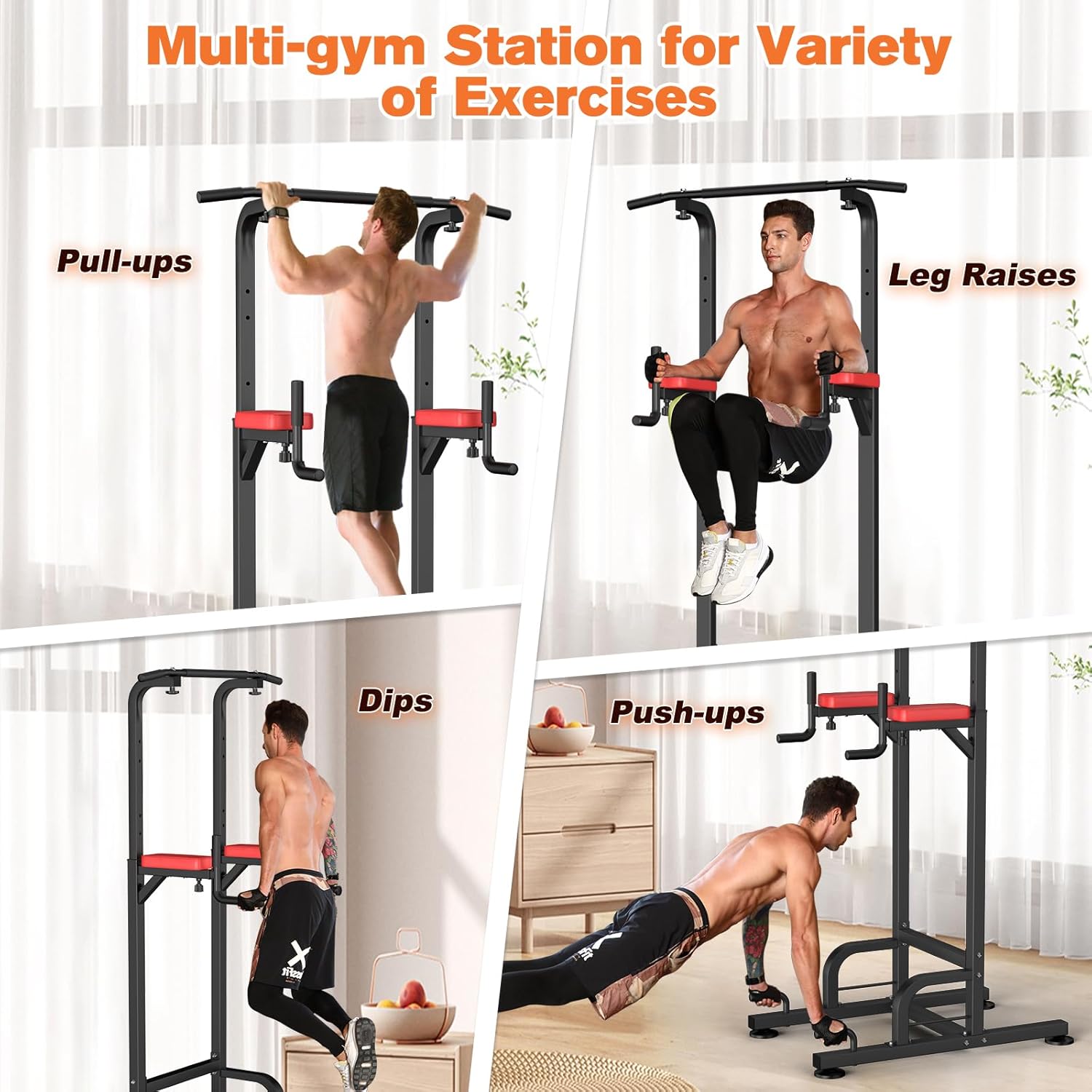 High-Quality RELIFE REBUILD YOUR LIFE Power Tower, Special Pull Up Bar Station,...