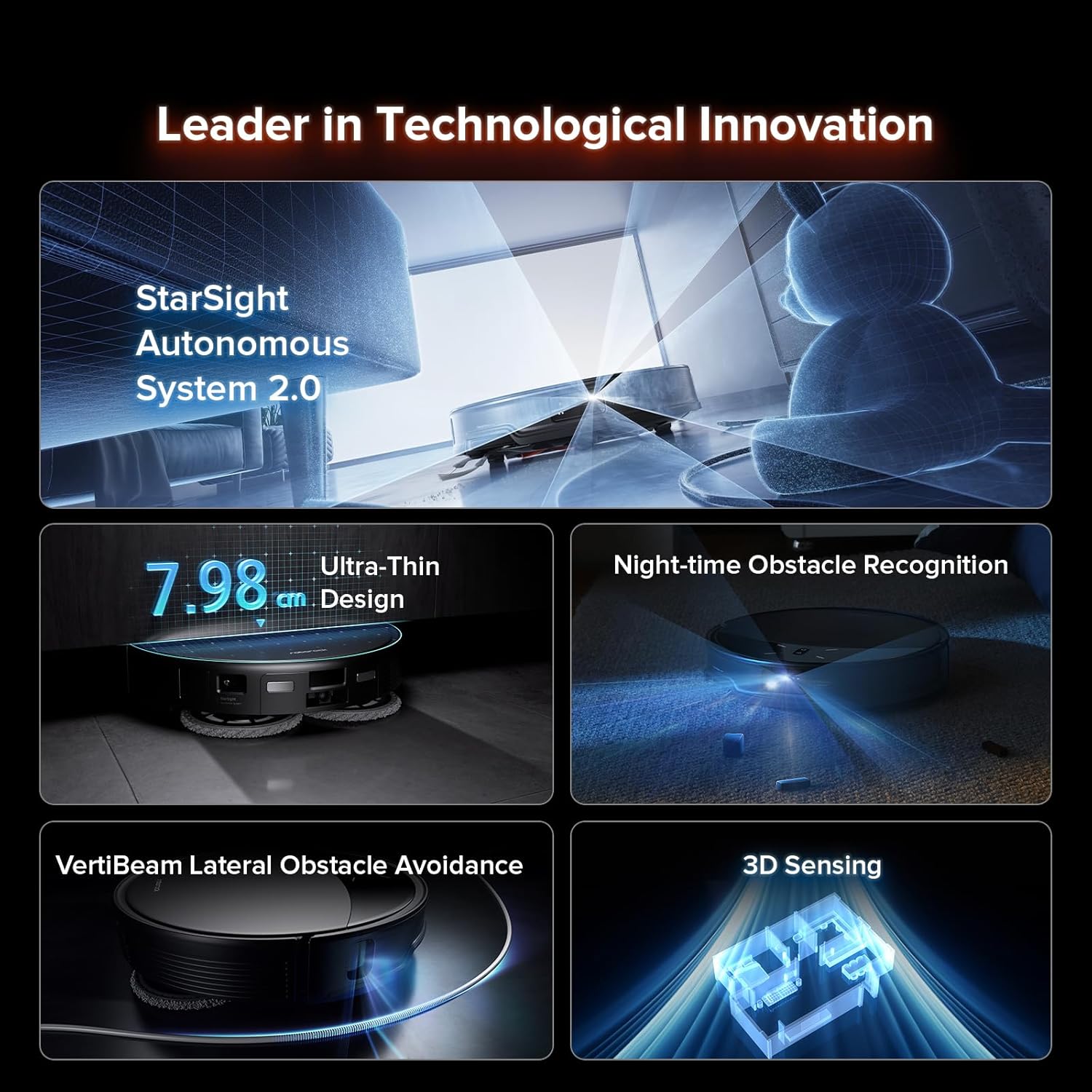 roborock Saros 10R Robot Vacuum and Mop, 22,000 Pa Suction, Zero-Tangling, 3.14’...