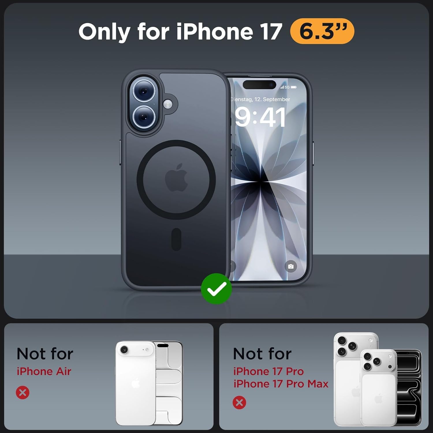 Miracase for iPhone 17, Special iPhone Case with MagSafe, Innovative Phone Case...