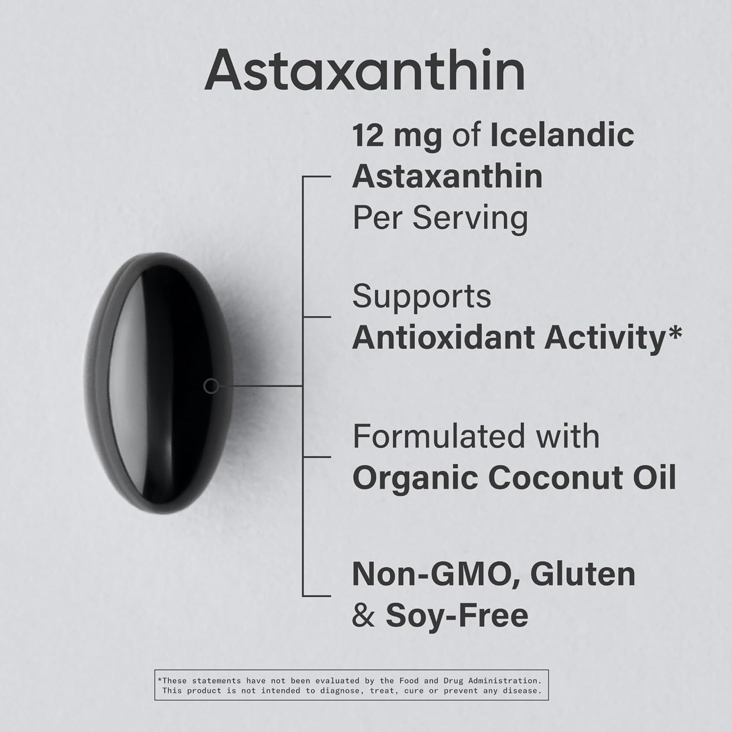 Sports Research® Triple Strength Astaxanthin 12mg with Organic Coconut Oil - Ant...