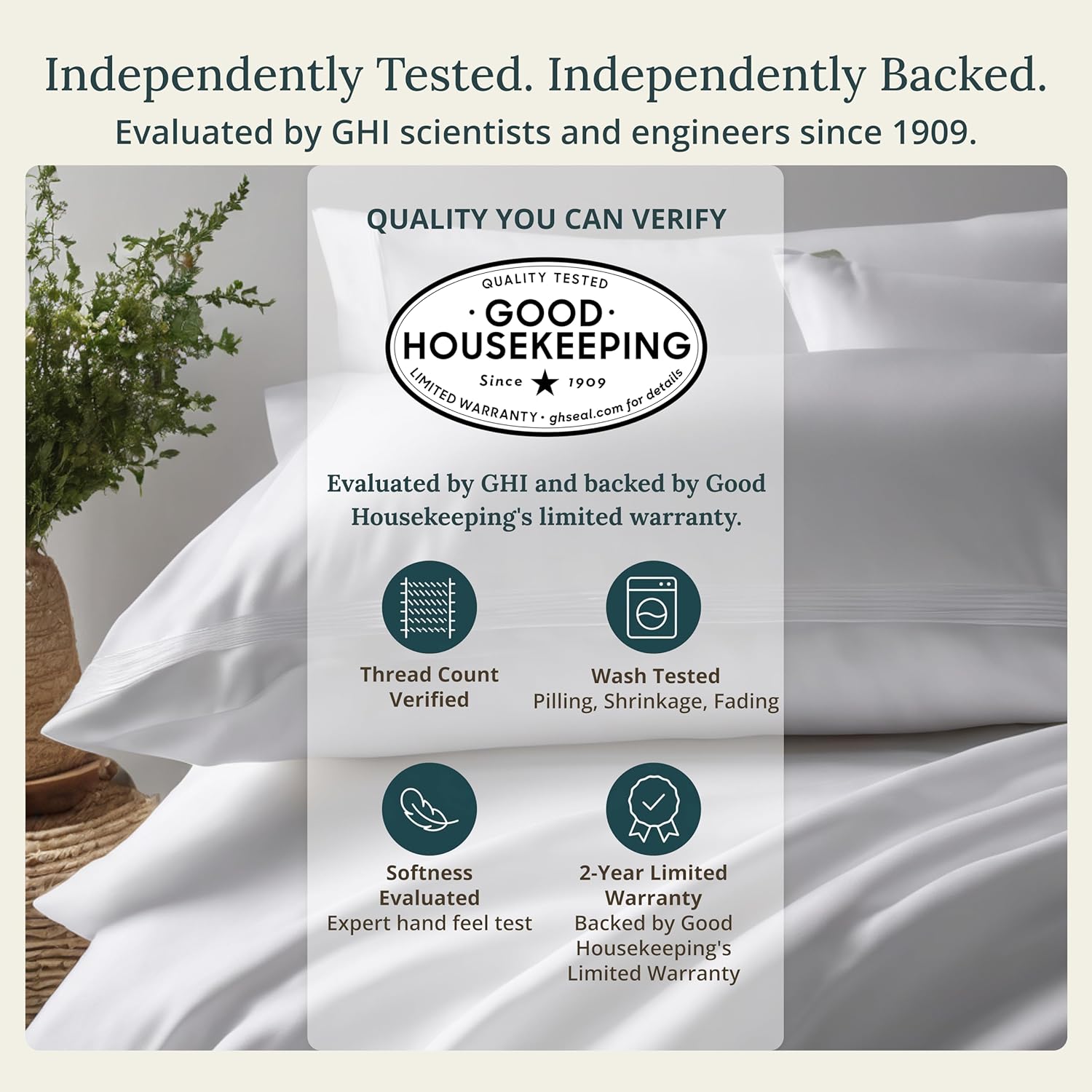 California Design Den Queen Sheet Set - Luxury 600 Thread Count Sateen, 100% Cot...