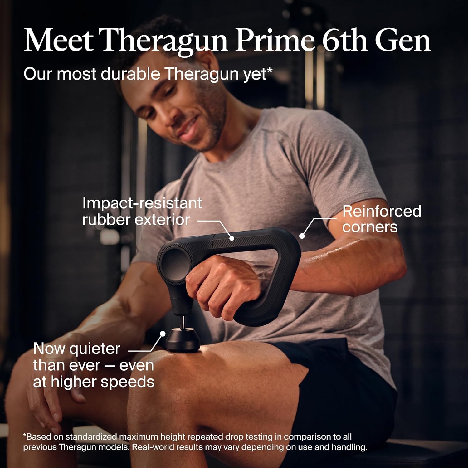 TheraGun Prime (6th Generation) Massage Gun by Therabody – Deep Tissue, Powerful...