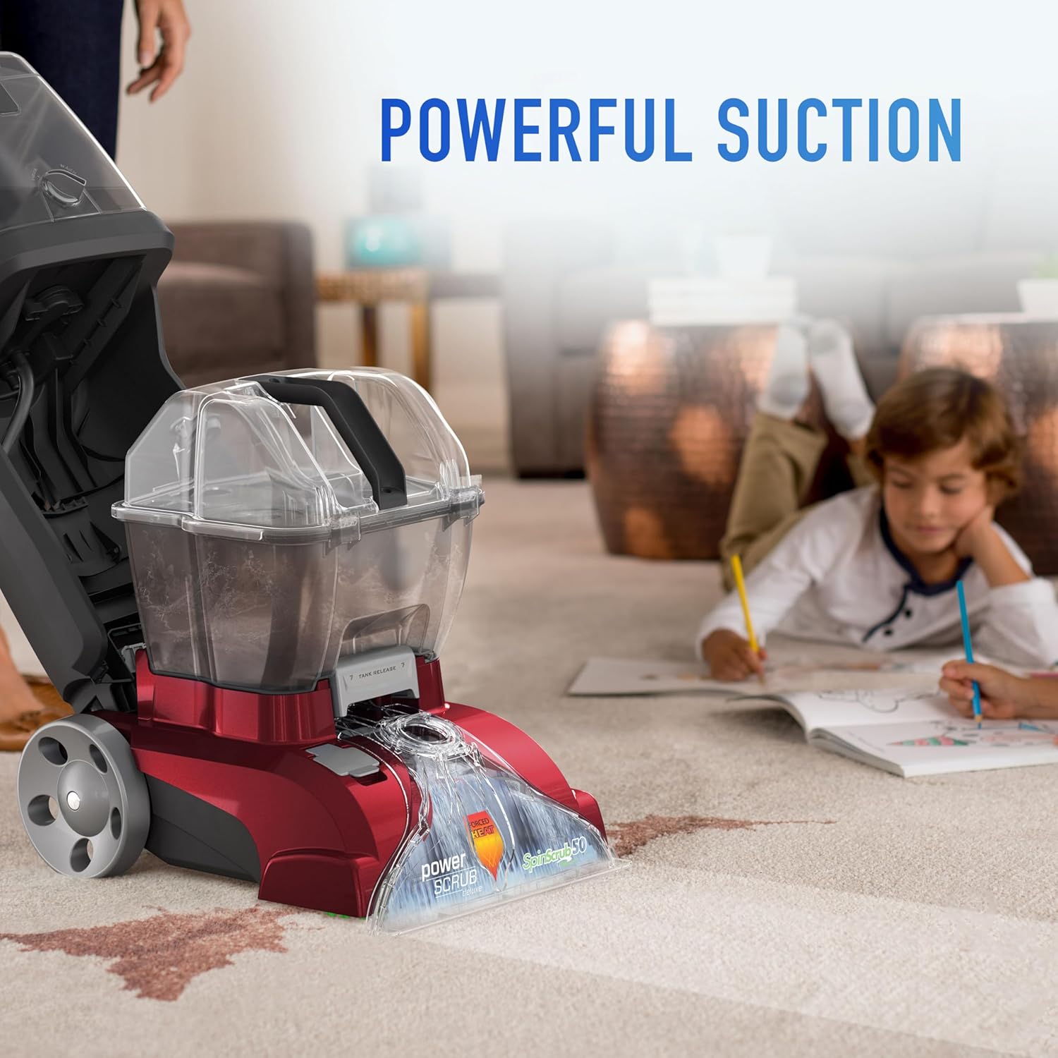 Hoover PowerScrub Deluxe Carpet Cleaner Machine fo...