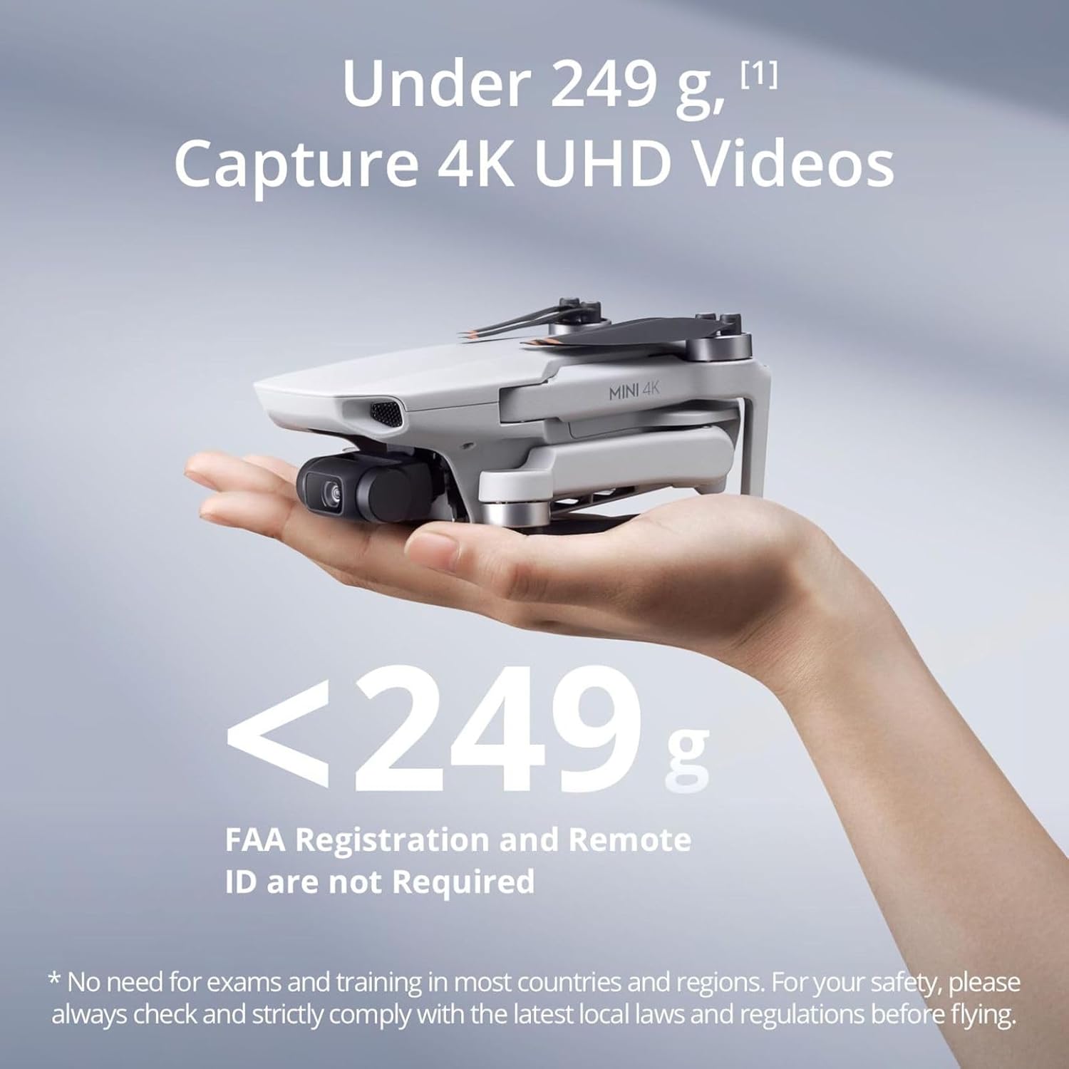 DJI Mini 4K Fly More Combo, Drone with 4K UHD Camera for Adults, Under 249 g, 3-...