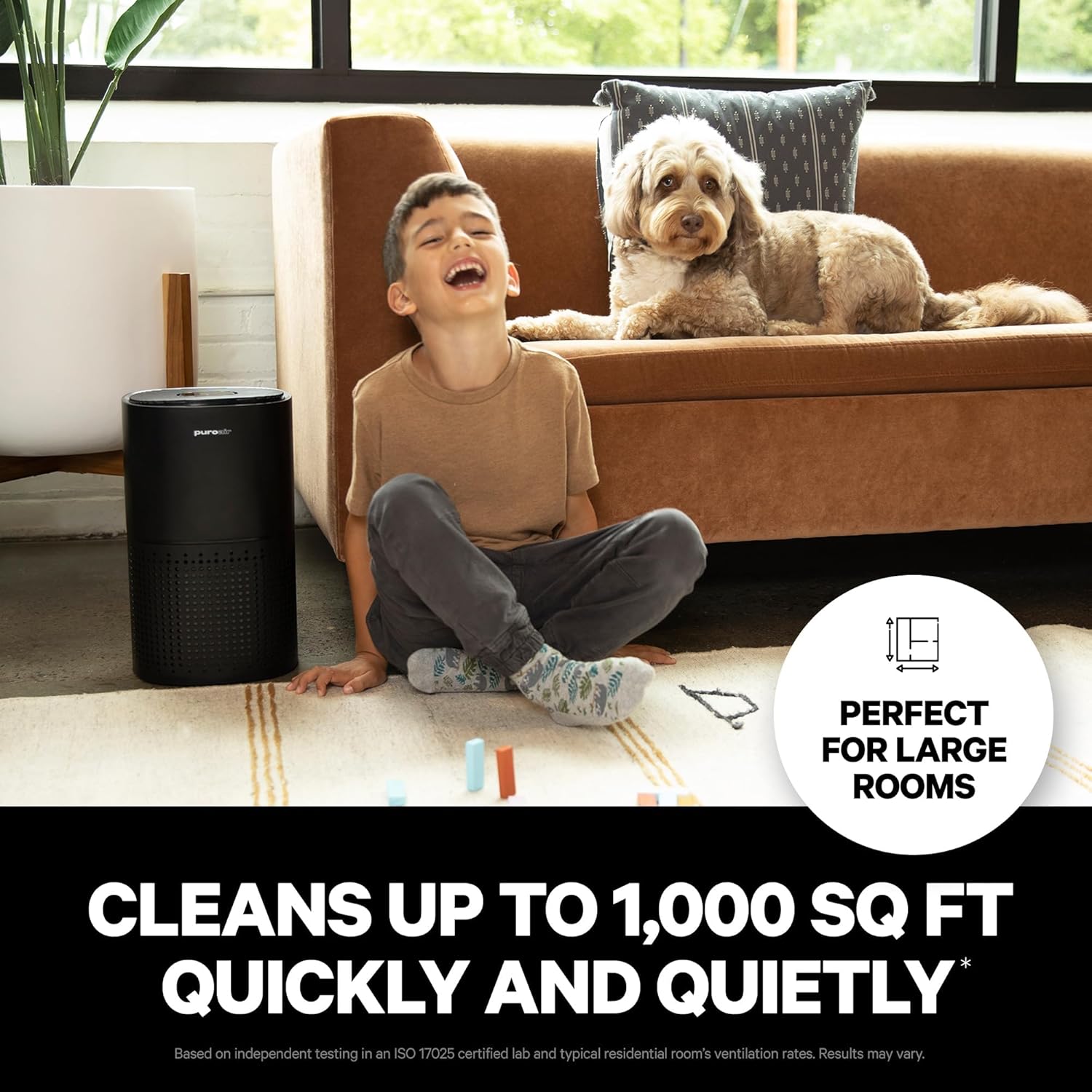 PuroAir 240 HEPA Air Purifiers for Home Large Rooms - Covers Up To 1,000 Sq Ft -...