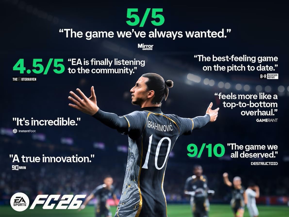 Exclusive EA SPORTS FC 26 Switch Edition, Premier VideoGame for English Switch,...