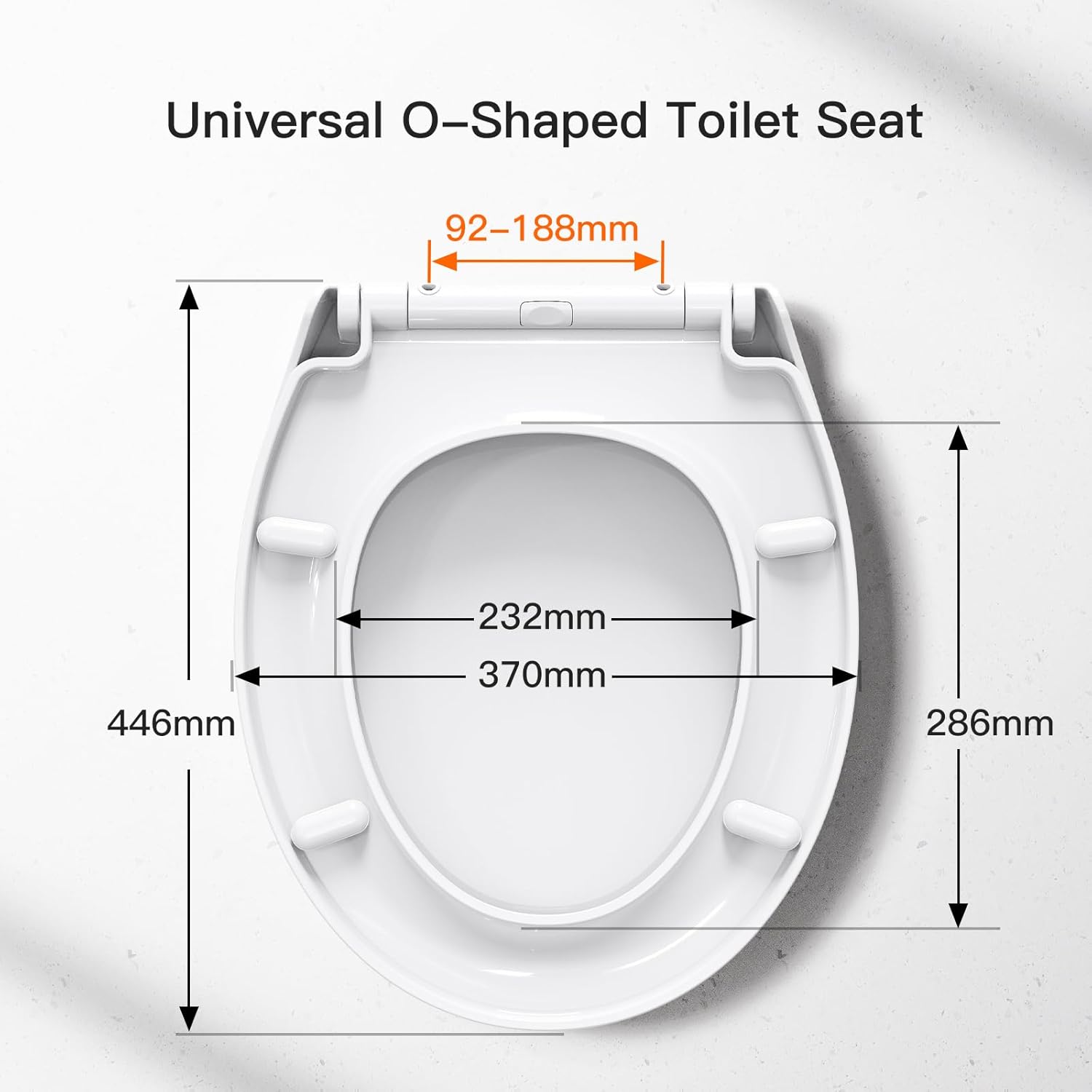 Pipishell Soft Close Toilet Seat, Toilet Seat with Quick Release for Easy Clean,...